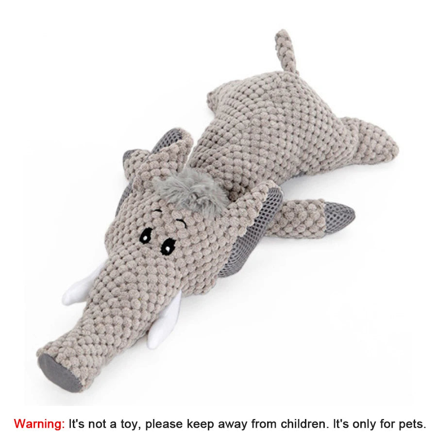 Cartoon Plush Squeaky Toy for Dogs