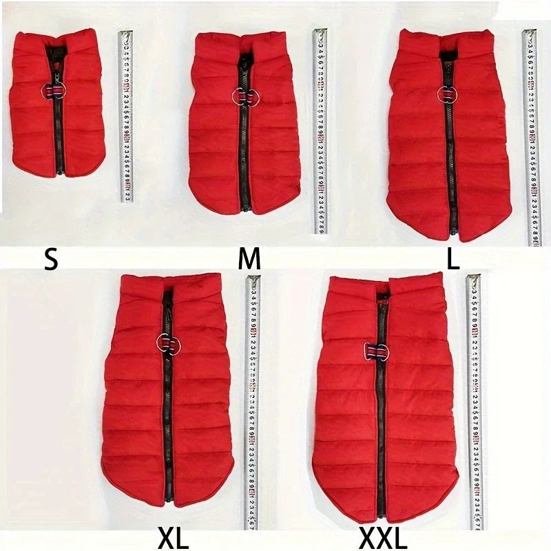 Winter Padded Dog & Cat Coat for Small Pets