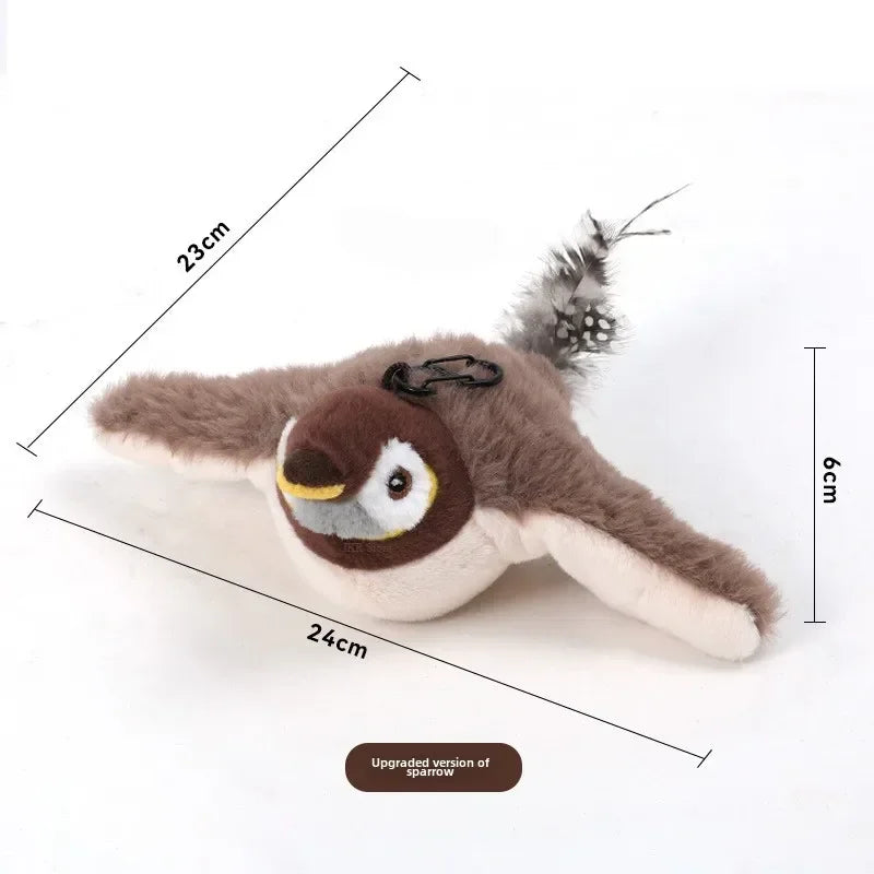 Catnip Electric Interactive Bird Toy for Cats