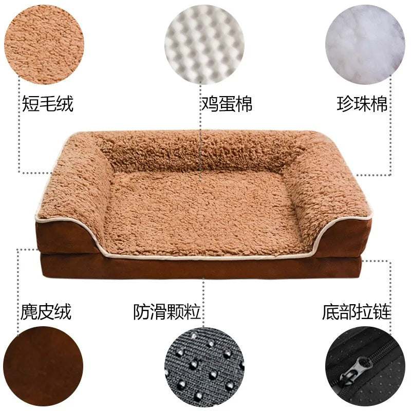 Fluffy Pet Bed & Blanket for Cats and Dogs