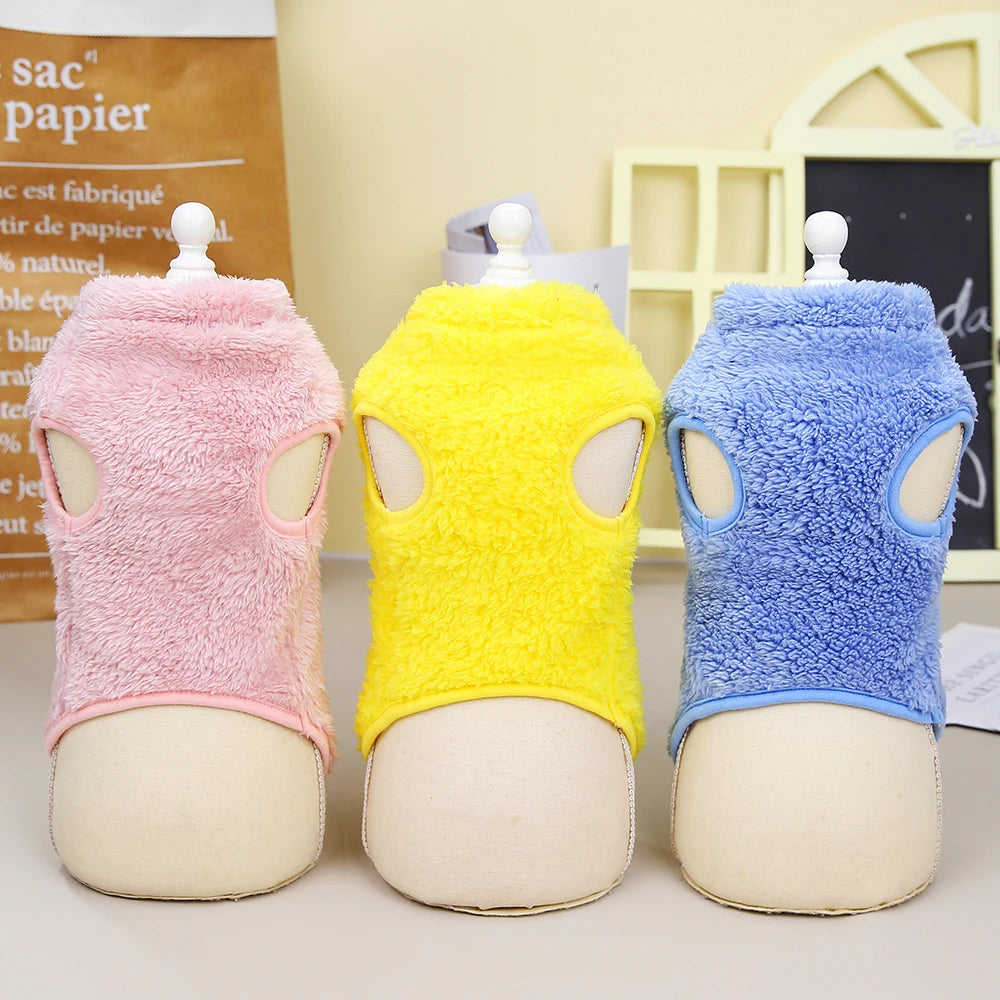 Coral Fleece Dog & Cat Sweater Vest