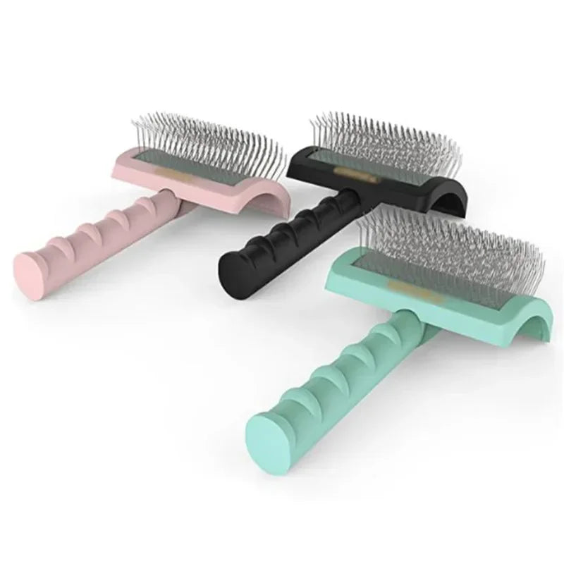 Dog Slicker Brush & Shedding Hair Removal Comb