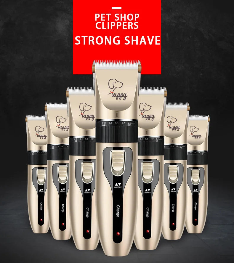 Rechargeable Electric Pet Hair Clipper Grooming Kit