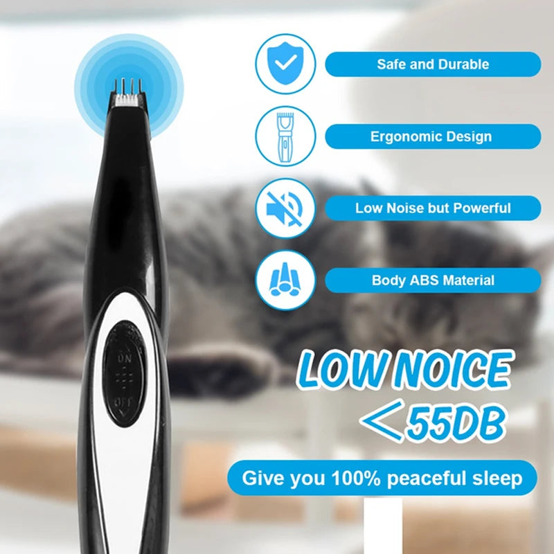 Rechargeable Electric Pet Hair Clipper Grooming Kit