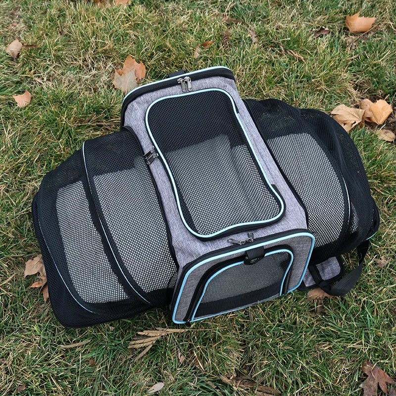 Foldable Small Pet Carrier Bag with Mesh