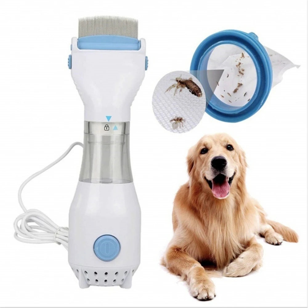 Electric Anti-Lice & Flea Removal Pet Comb
