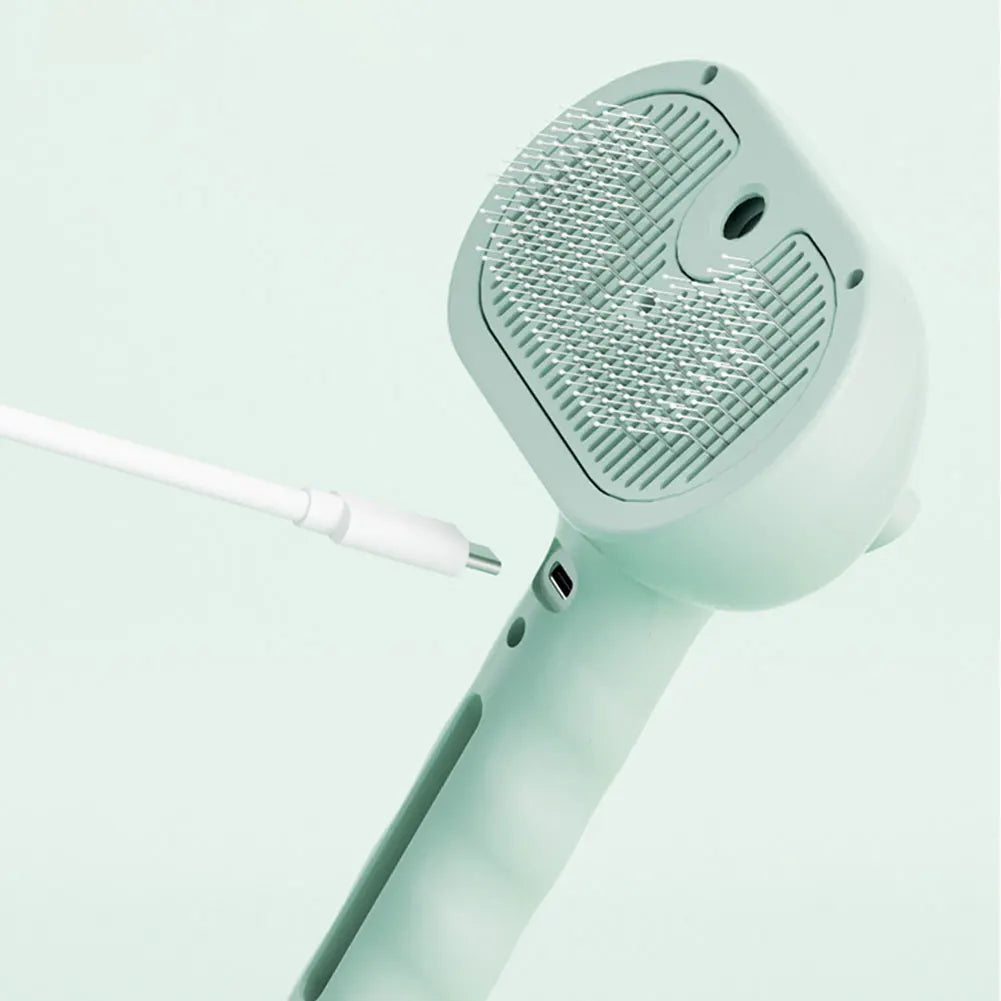 3-in-1 Cat Steam Brush & Pet Hair Remover Comb