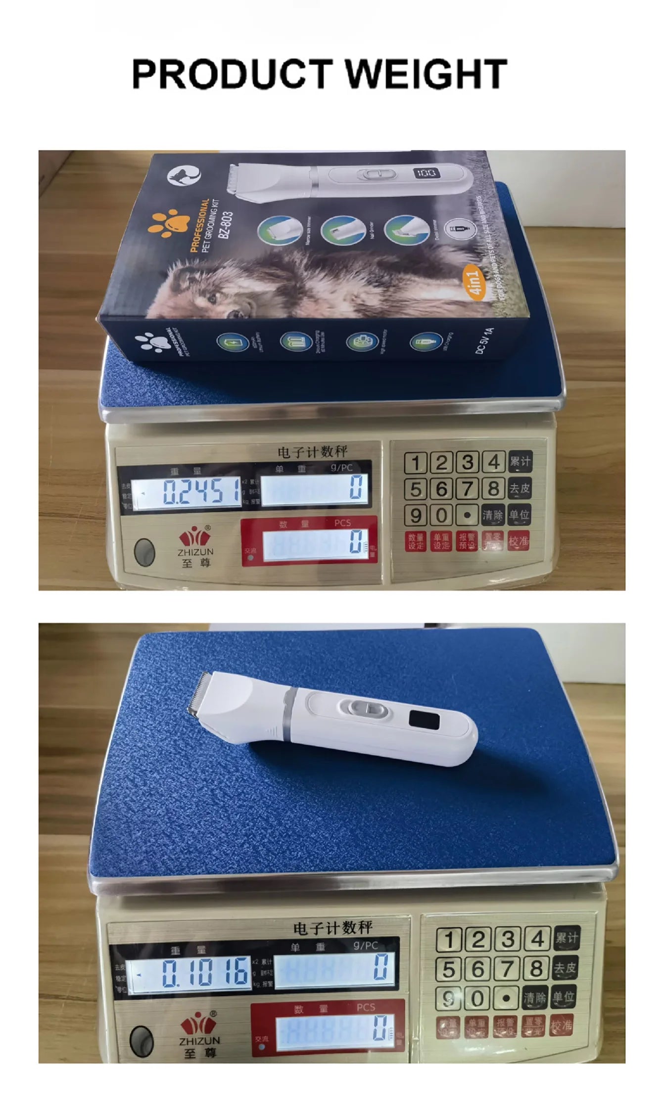 USB Rechargeable Professional Pet Hair Clipper