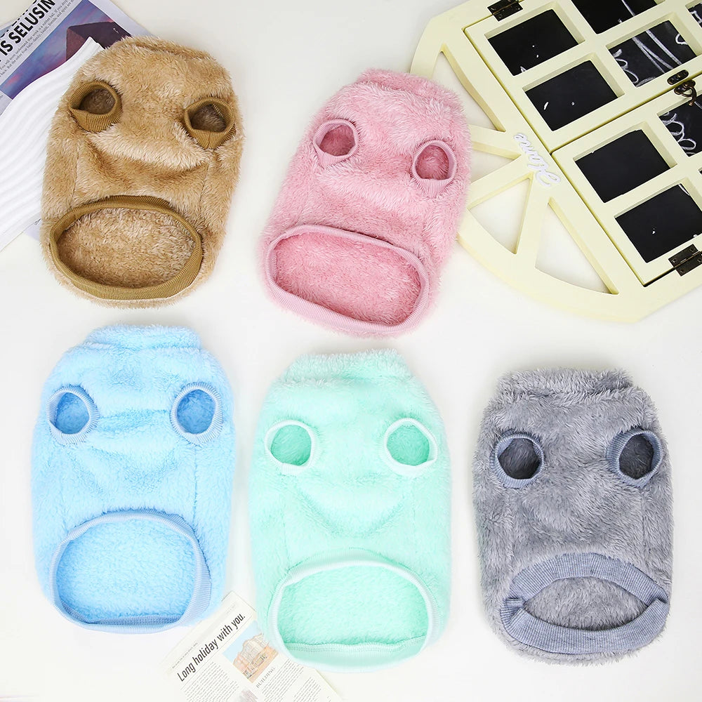 Coral Fleece Dog & Cat Sweater Vest