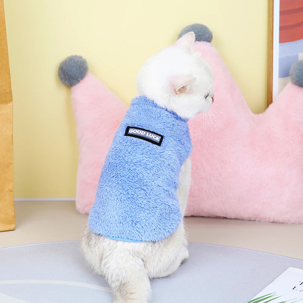 Coral Fleece Dog & Cat Sweater Vest