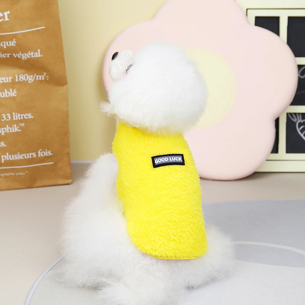 Coral Fleece Dog & Cat Sweater Vest