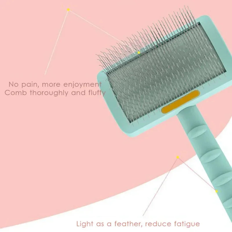 Dog Slicker Brush & Shedding Hair Removal Comb