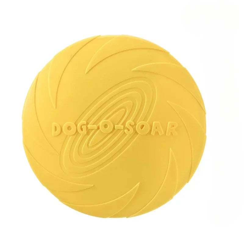 Multicolor Silicone Flying Disc Dog Toy