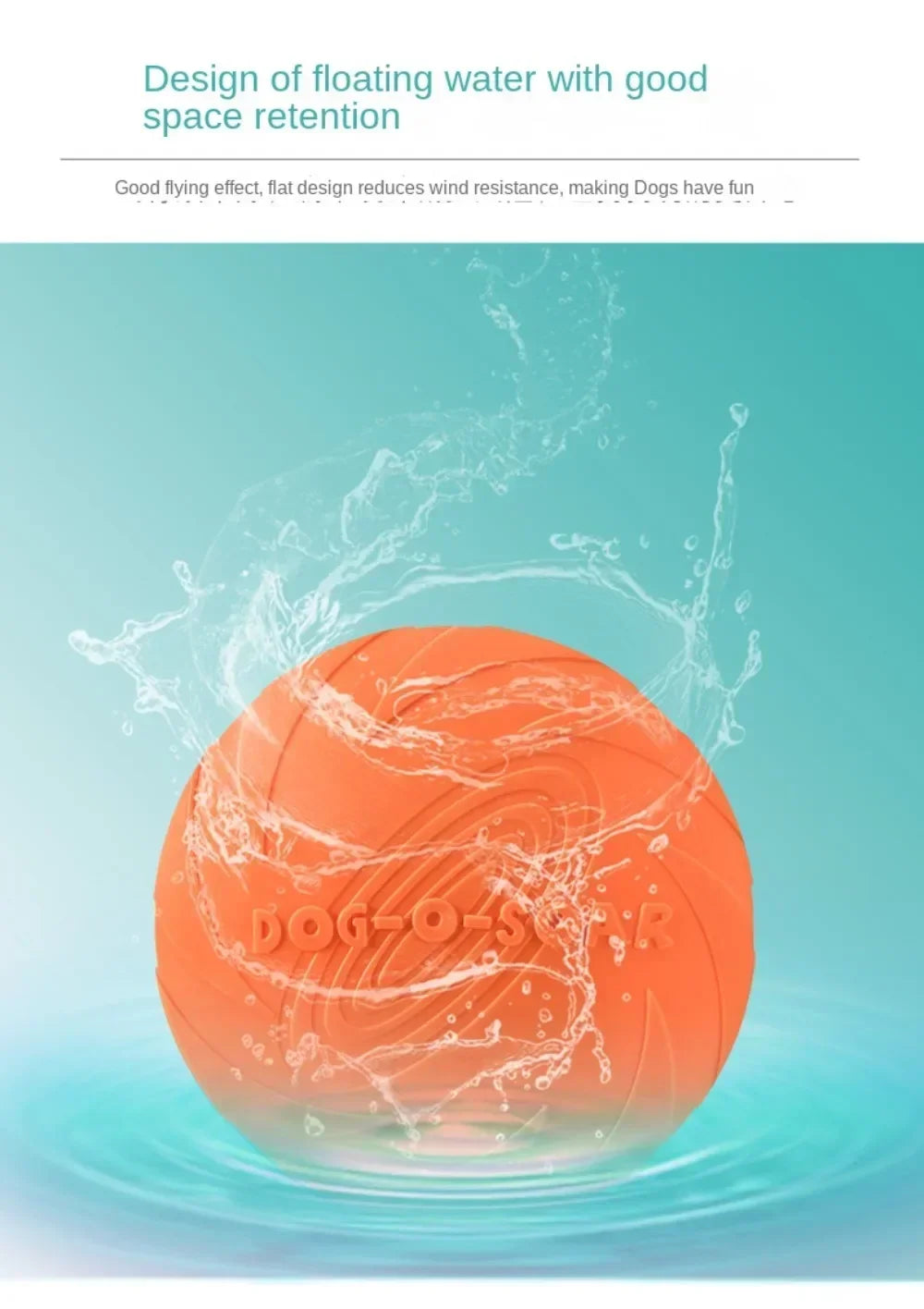 Multicolor Silicone Flying Disc Dog Toy