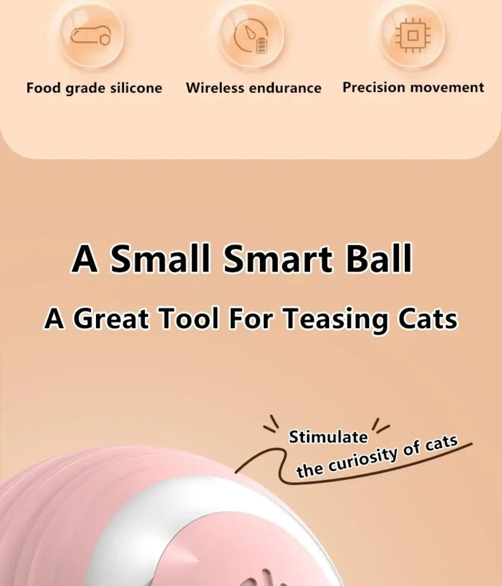 Smart Automatic Rolling Ball Cat Toy