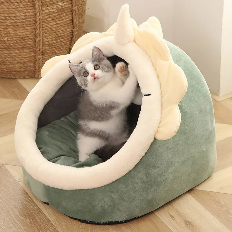 Foldable Deep Sleep Cat Cave Bed