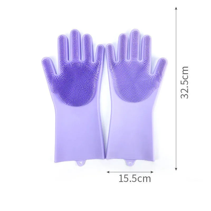 Silicone Pet Grooming & Bathing Gloves