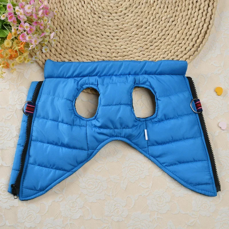 Winter Padded Dog & Cat Coat for Small Pets
