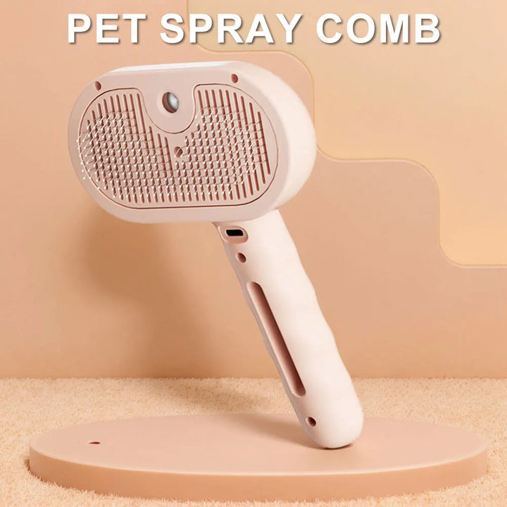 3-in-1 Cat Steam Brush & Pet Hair Remover Comb
