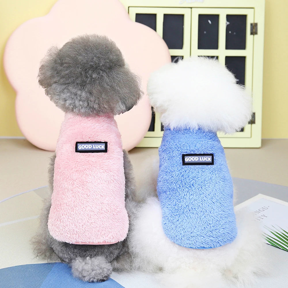 Coral Fleece Dog & Cat Sweater Vest
