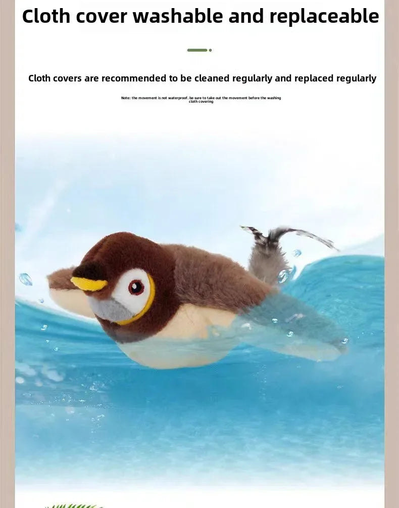 Catnip Electric Interactive Bird Toy for Cats