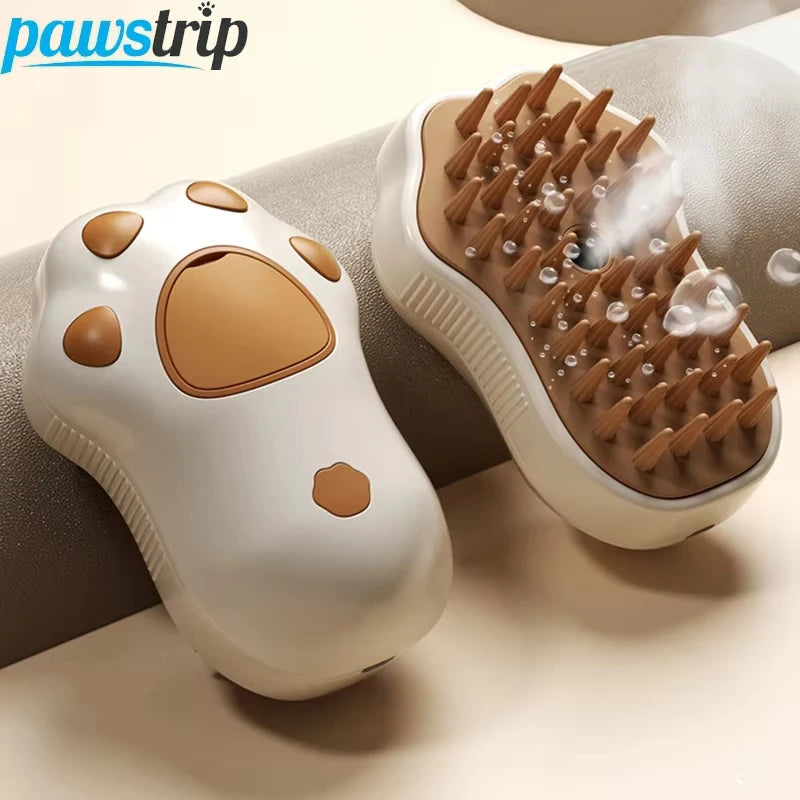 3-in-1 Electric Steam Pet Brush & Grooming Comb