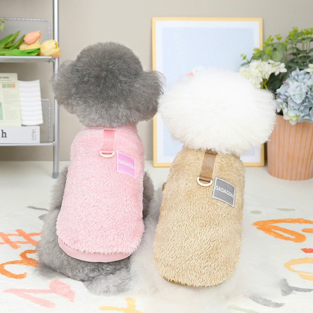 Coral Fleece Dog & Cat Sweater Vest