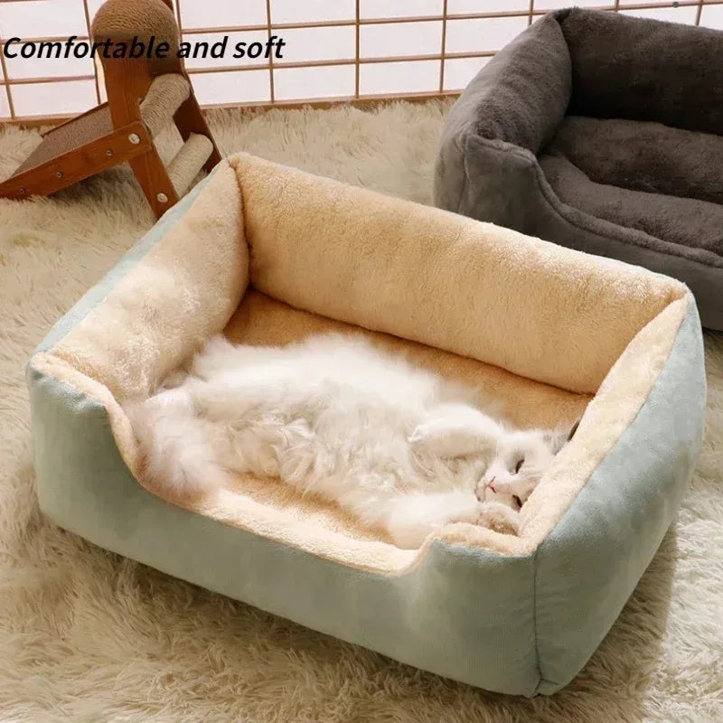 Soft Pet Bed & Cushion for Cats and Dogs