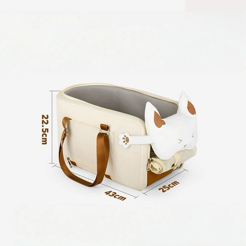 Pet Car Seat Booster Carrier for Dogs & Cats