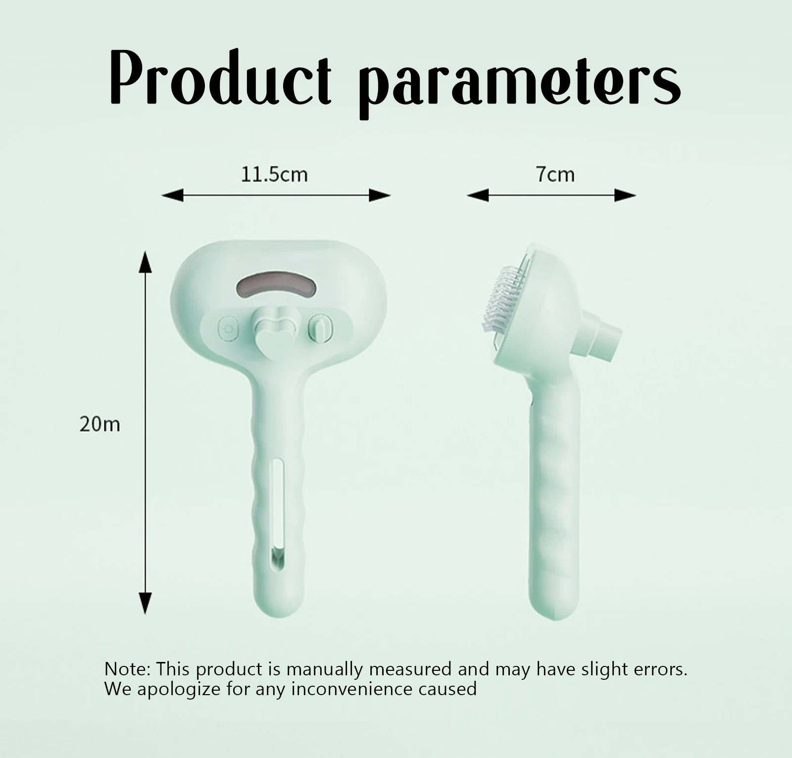 Pet Steam Massage Comb for Dogs & Cats