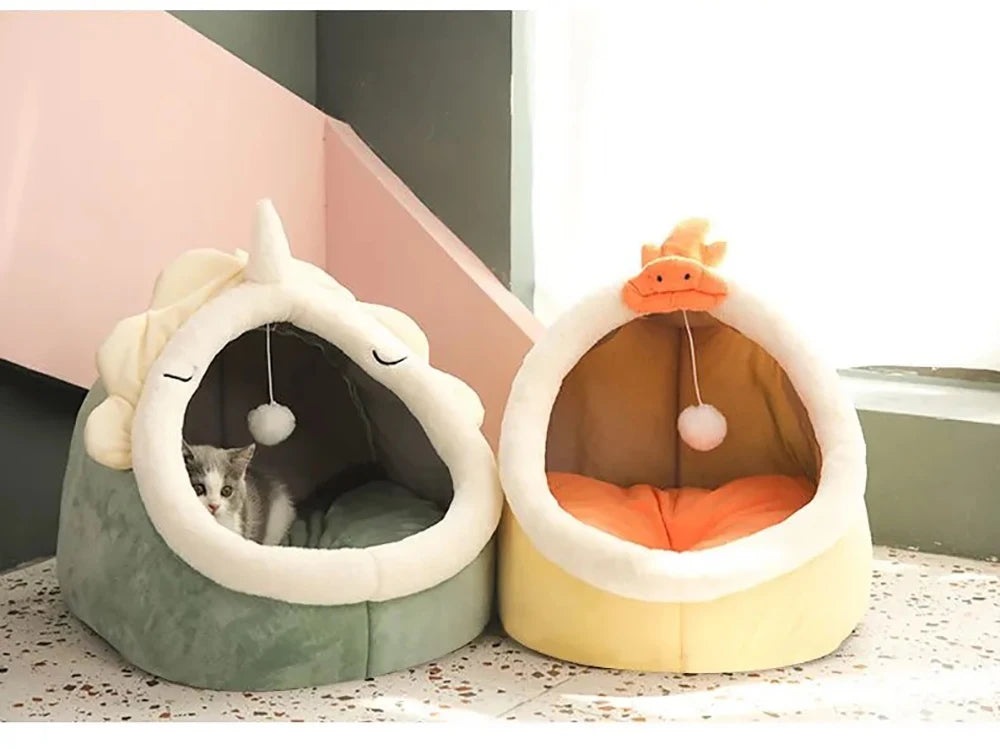 Foldable Deep Sleep Cat Cave Bed