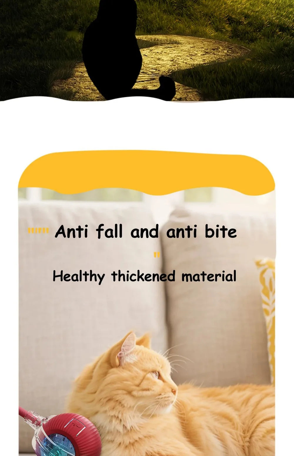 Automatic Smart Rolling Ball Cat Toy