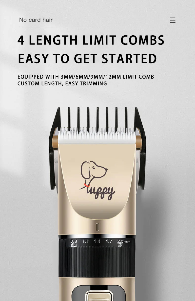 Rechargeable Electric Pet Hair Clipper Grooming Kit