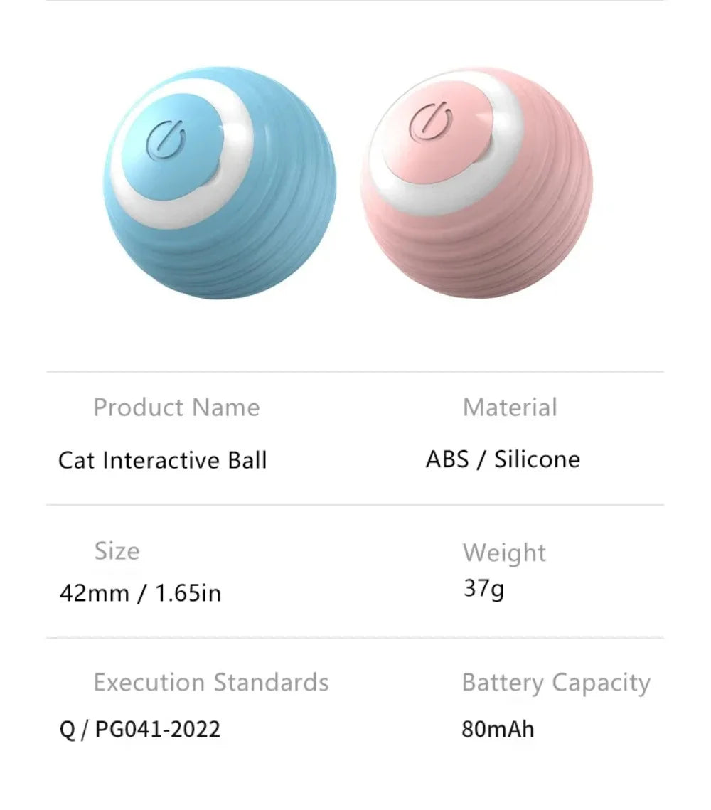 Smart Automatic Rolling Ball Cat Toy