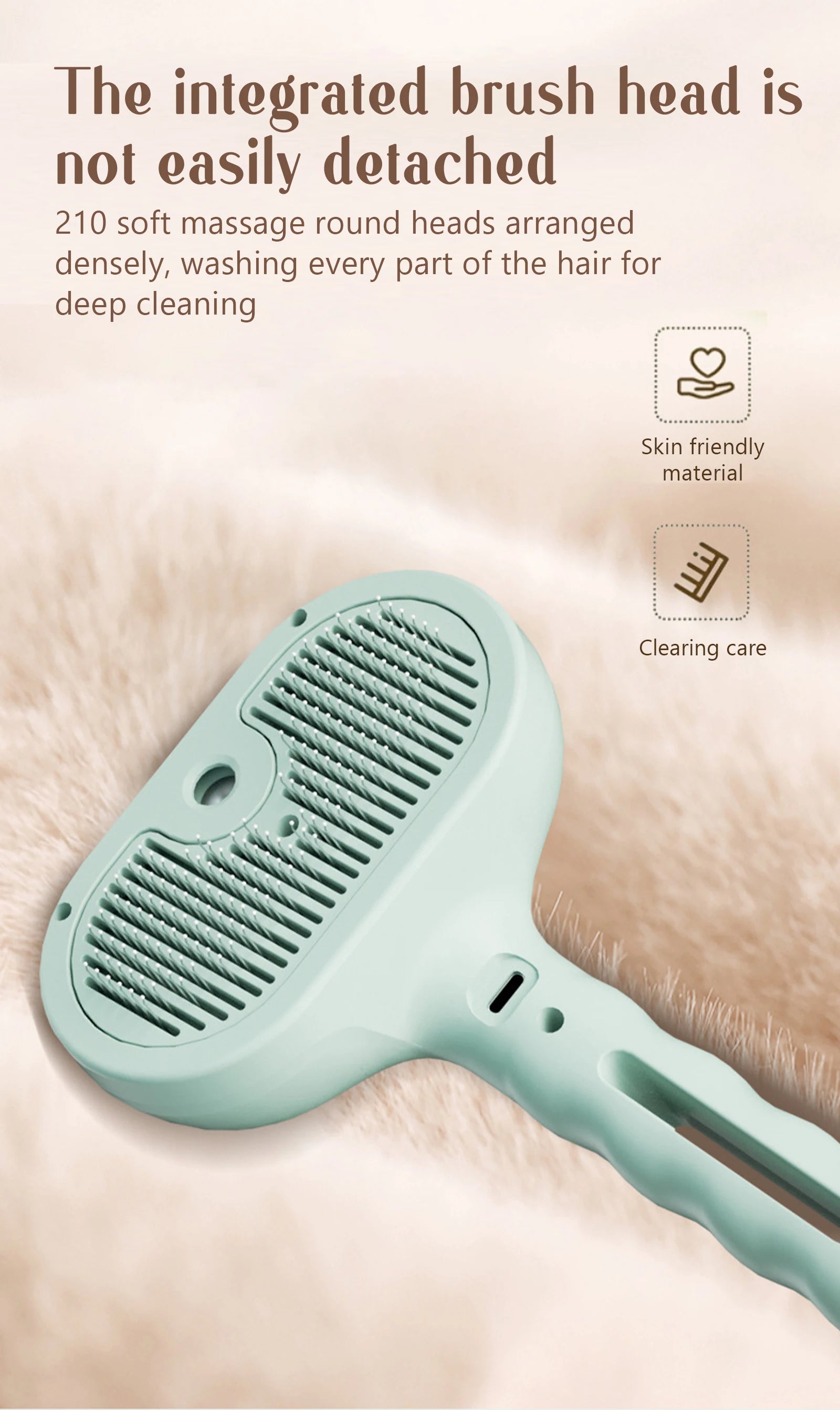 Pet Steam Massage Comb for Dogs & Cats