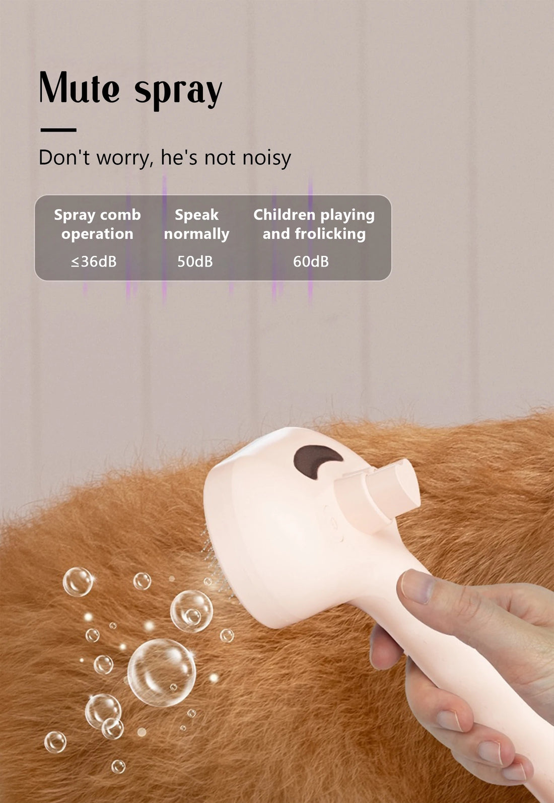 Pet Steam Massage Comb for Dogs & Cats