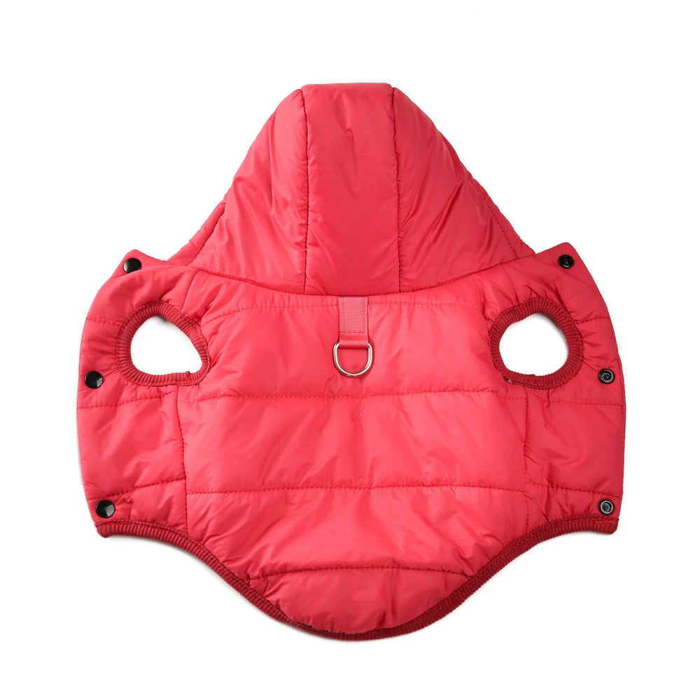 Fleece Dog Coat Hoodie for Small & Medium Dogs