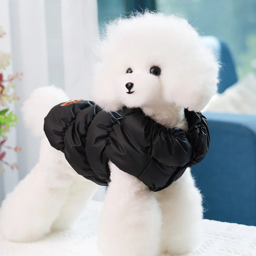 Padded Winter Dog & Cat Coat for Small Breeds