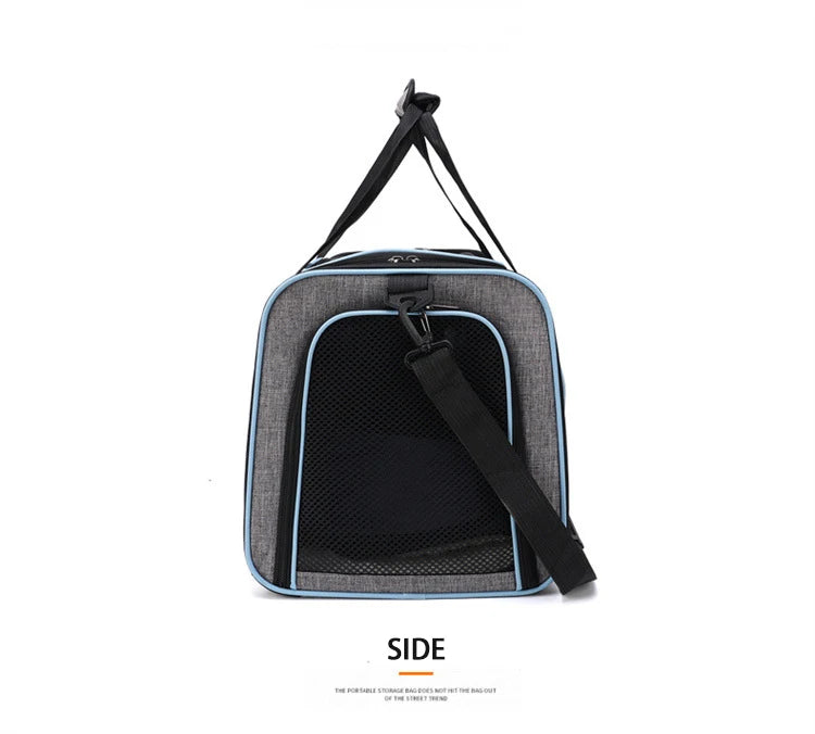 Foldable Small Pet Carrier Bag with Mesh