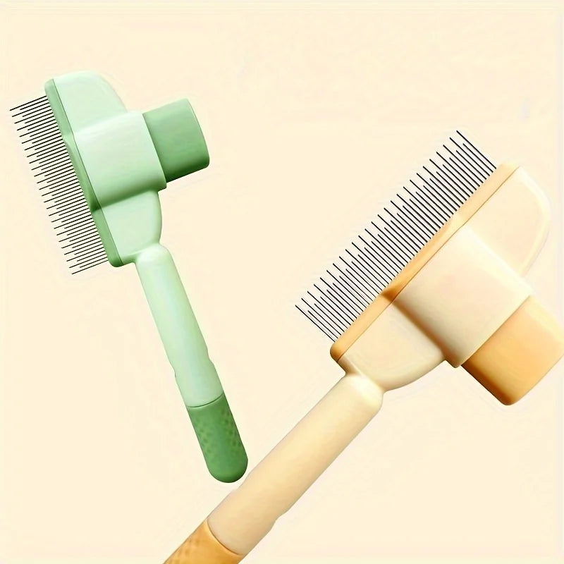 Pet Hair Remover & Grooming Brush for Dogs and Cats
