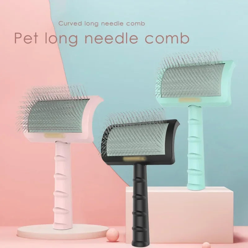 Dog Slicker Brush & Shedding Hair Removal Comb