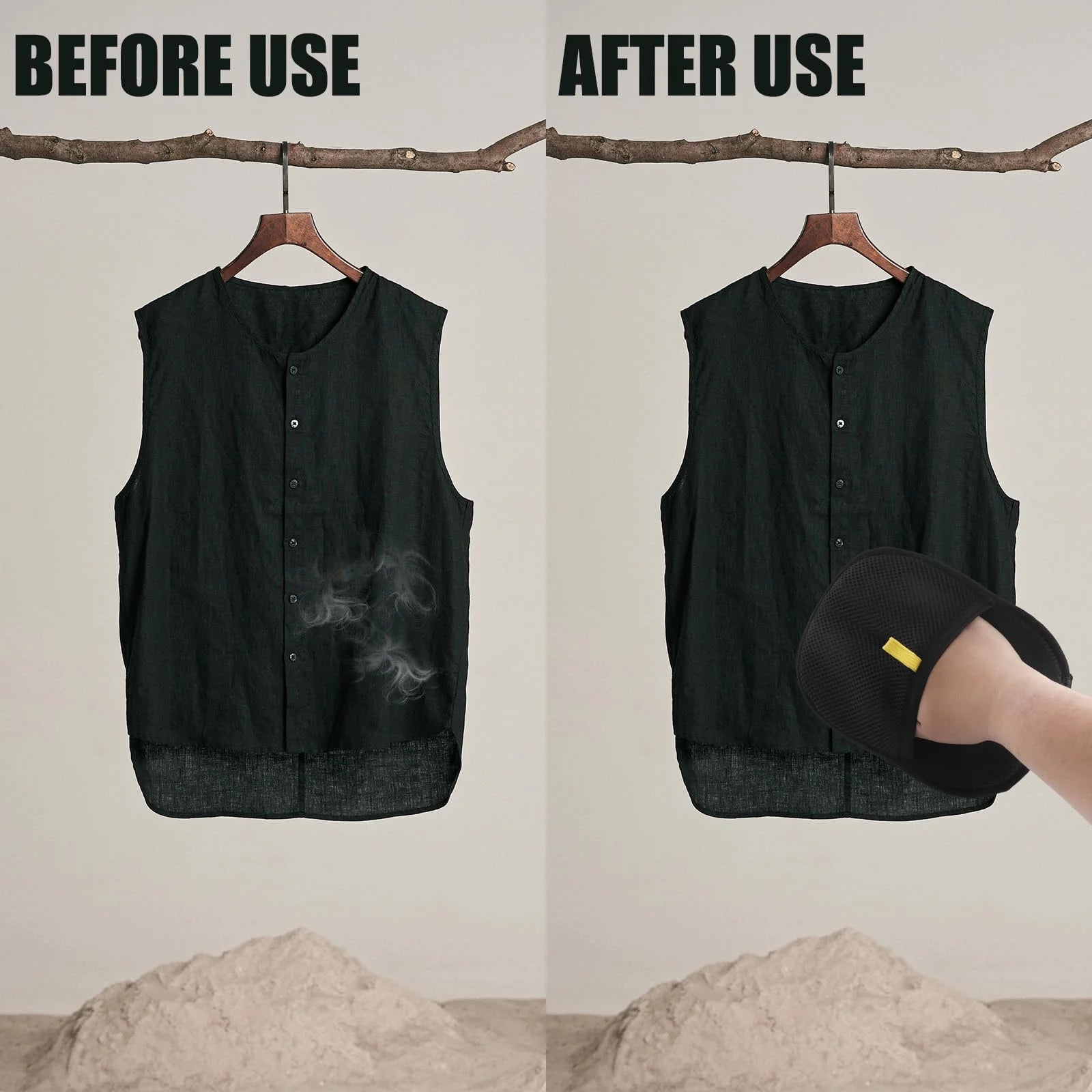 Reusable Pet Hair Removal & Grooming Gloves