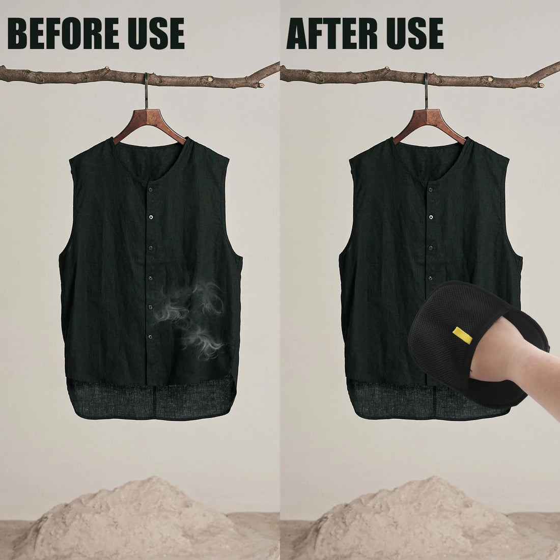 Reusable Pet Hair Removal & Grooming Gloves