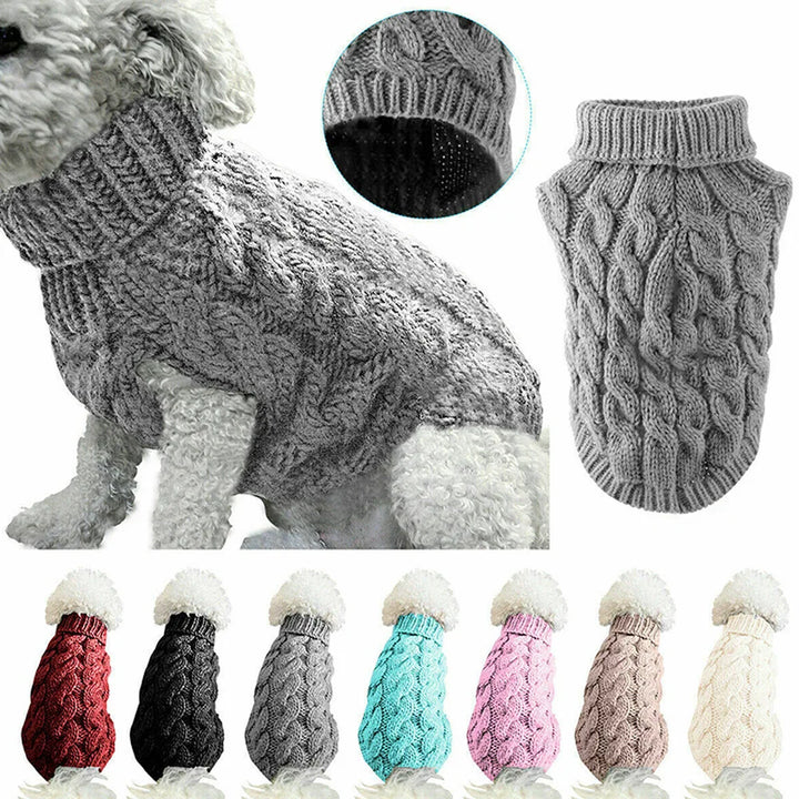 Knitted Winter Sweater for Small Dogs & Pets