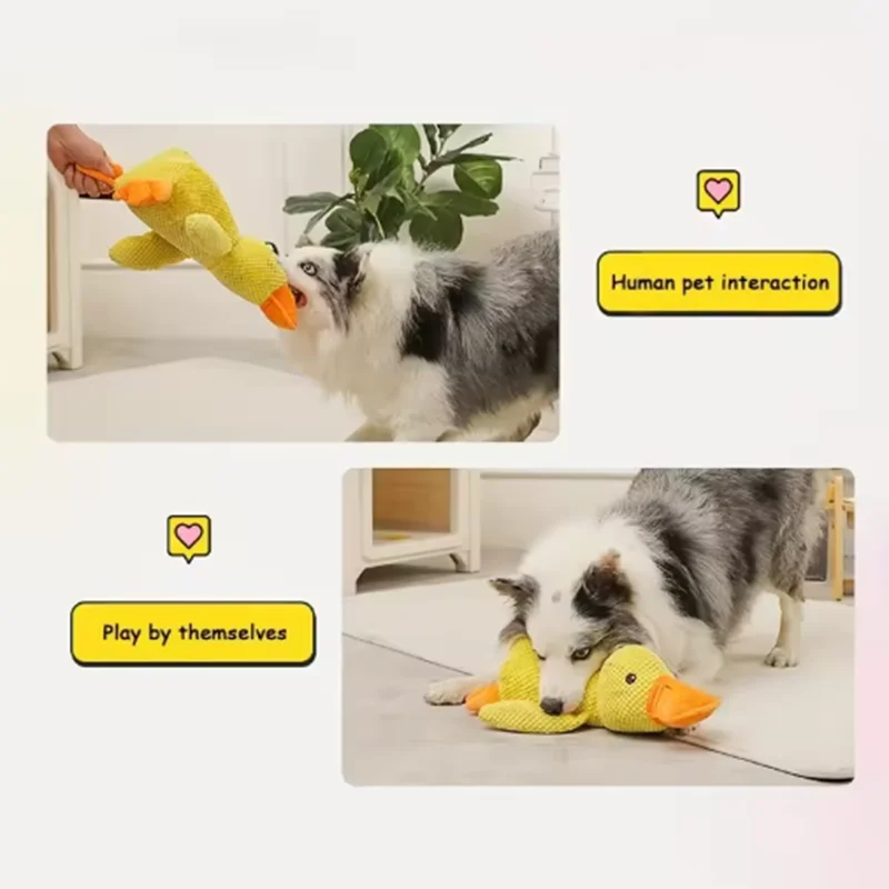 Stomping Duck Plush Toy for Dogs